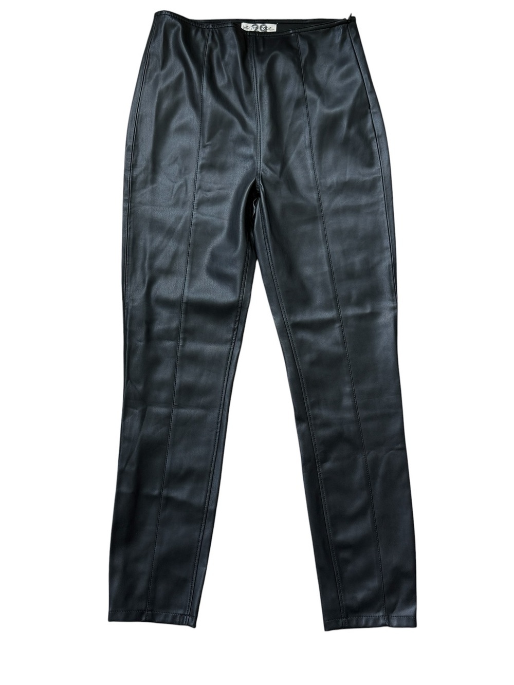 We The Free Twenty-Nine Black Faux Leather Slim Pants High Rise Minimalist 29